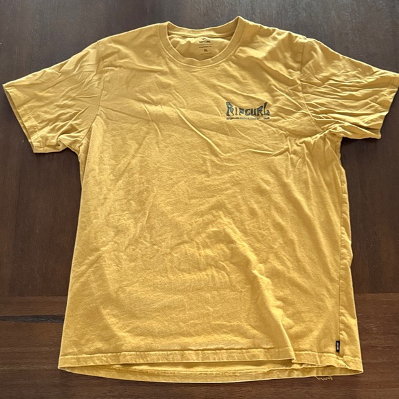 Rip Curl Sunburst Graphic Yellow Tee XL - Picture 3 of 3
